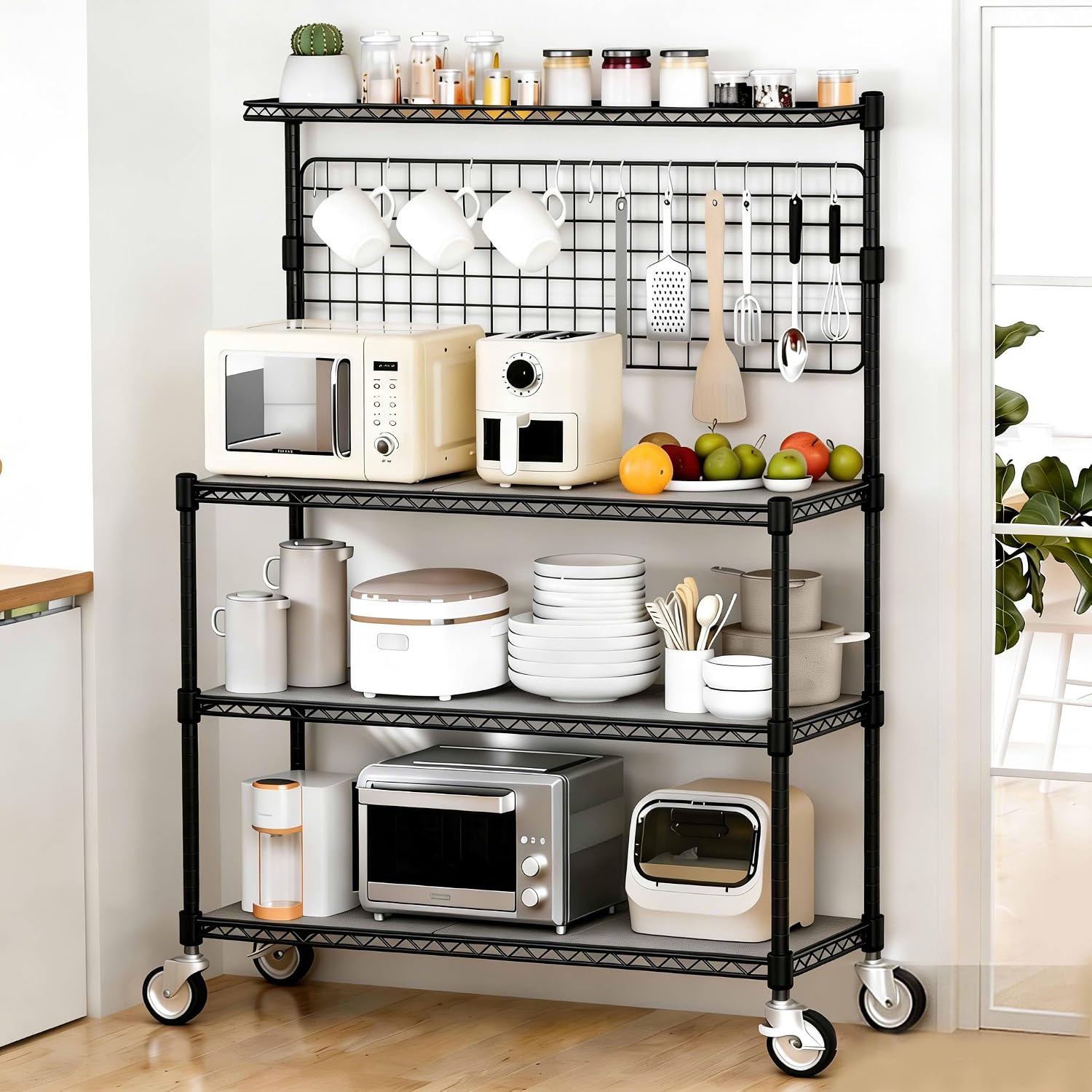 Commercial Kitchen Microwave - Bakkersrek Display Stand Opslagplanken Trolley Commerciële