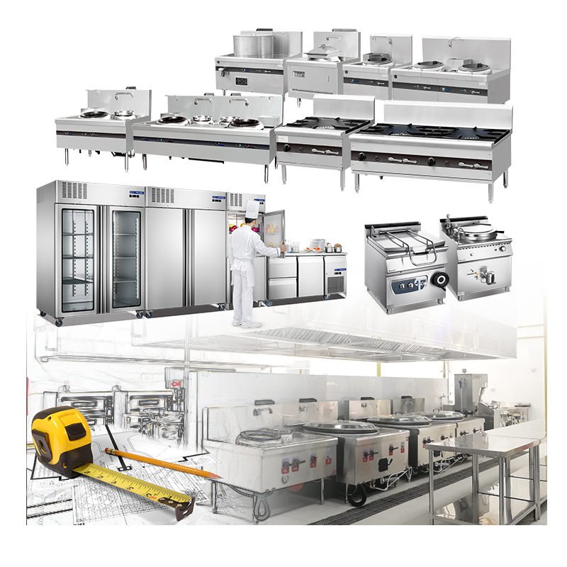 Commercial Kitchen Microwave - Op maat gemaakte restaurantkeukenapparatuur complete set