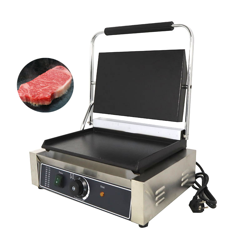 Sandwich Press Panini - Commerciële elektrische contactgrill van gietijzer voor