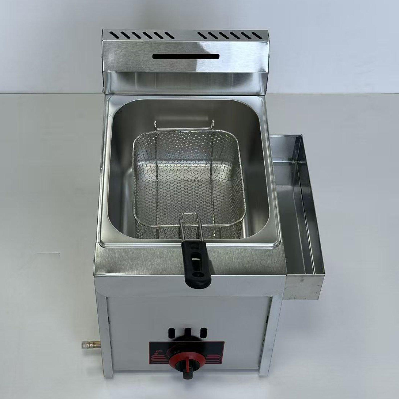 Commercial Kitchen Appliance - Commerciële gasfriteuse, stevig, draagbaar, eenvoudig te
