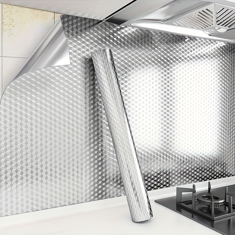 Commercial Kitchen Wall Panels - Aluminium keukenstickers, waterdicht, oliebestendig, vuurbestendig, hittebestendig,