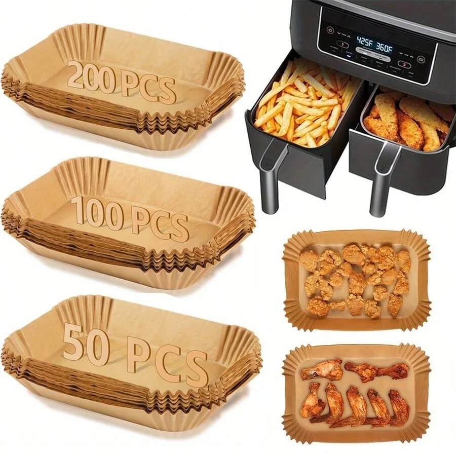 Commercial Kitchen Appliance - Airfryer papieren voeringen Wegwerp oliebestendig en