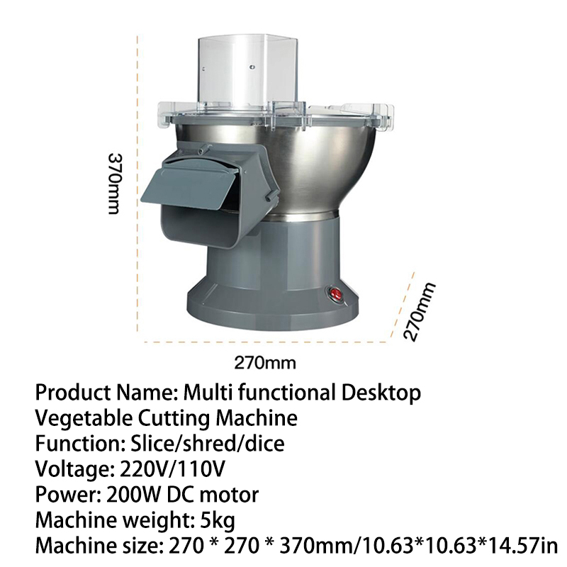 Kleine commerciële wortelsnijd - Commercial Kitchen Appliance recensie en prijs