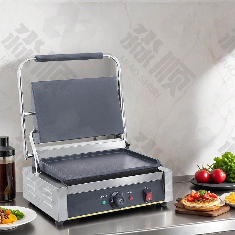Commerciële elektrische grillp - Sandwich Press Panini recensie en prijs