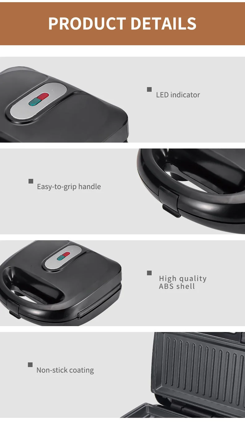 220/110V Huishoudelijke appara - Sandwich Press Panini recensie en prijs