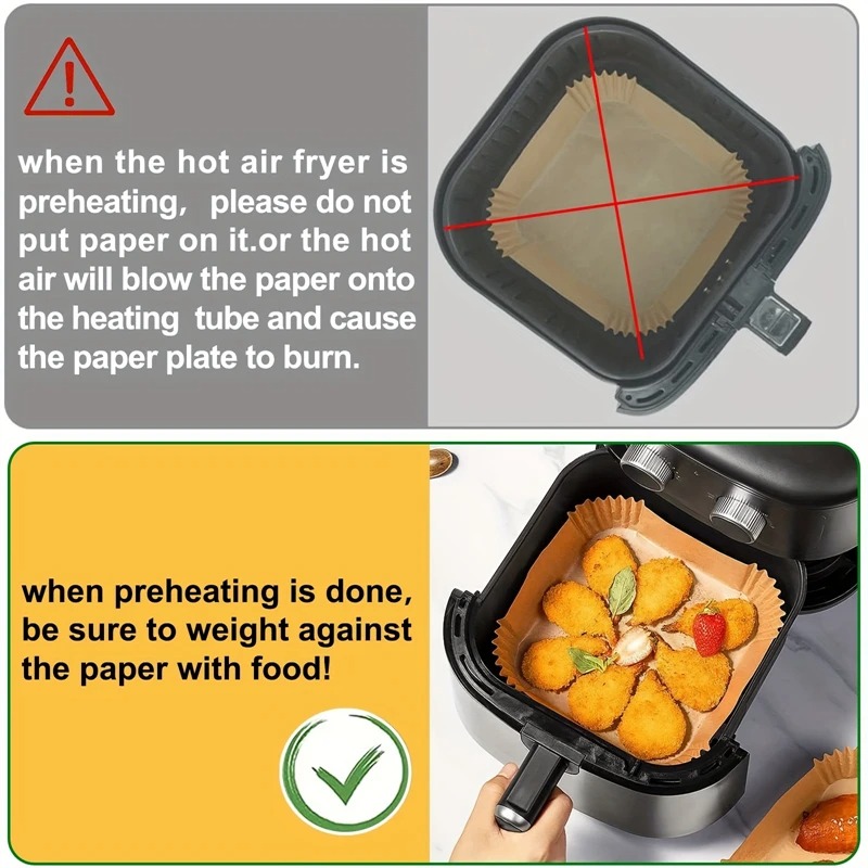 Airfryer papieren voeringen We - Commercial Kitchen Appliance recensie en prijs